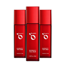 Biomella Postbiotic Face Cream three-bottle bundle