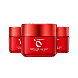 Biomella Postbiotic Neck Cream three-jar bundle